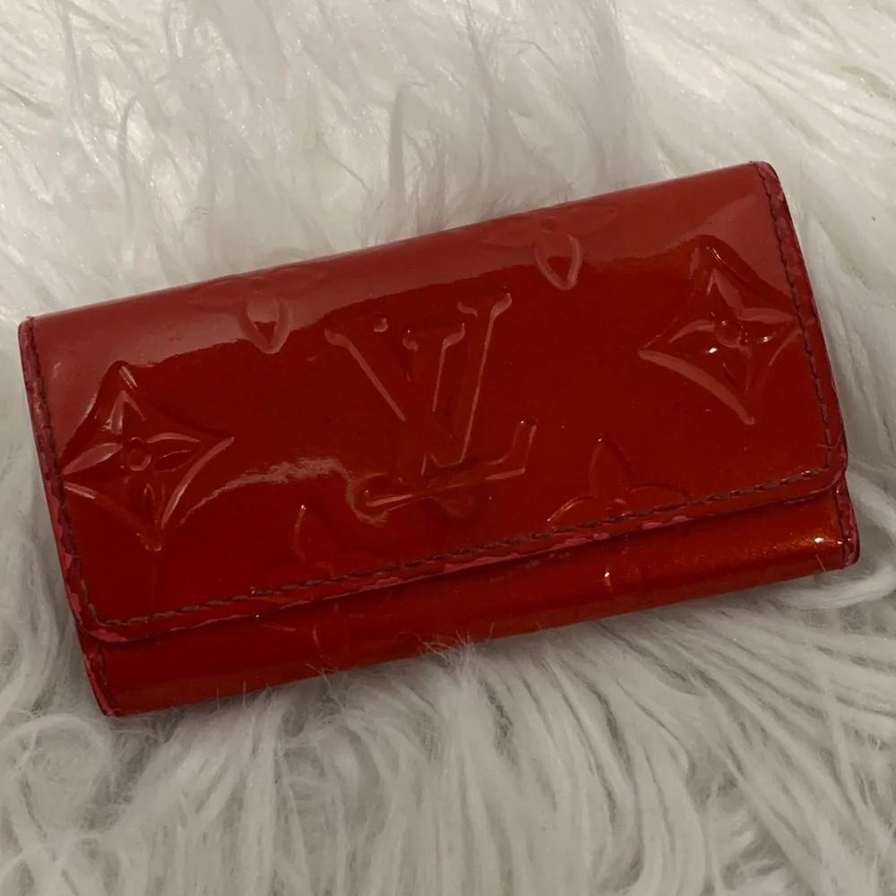 Louis Vuitton Cherry Red Patent Leather Key Holder